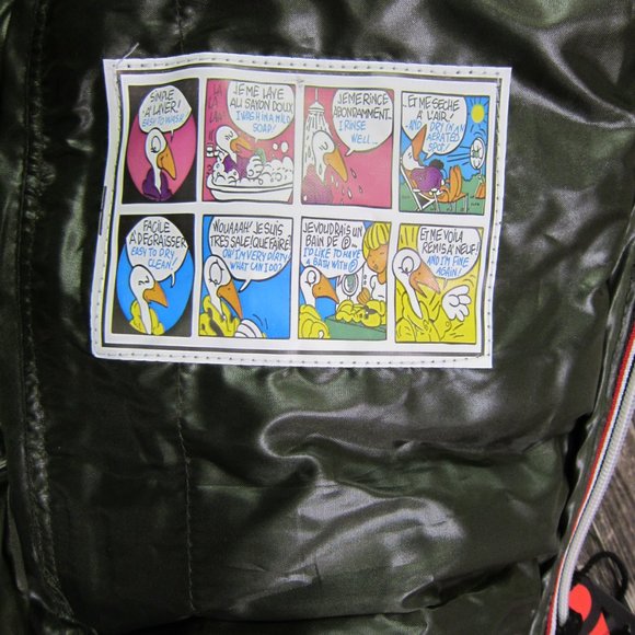 NWT Lt. Quilted Jacket Olive w/Zip Off Down Hood - Picture 7 of 9